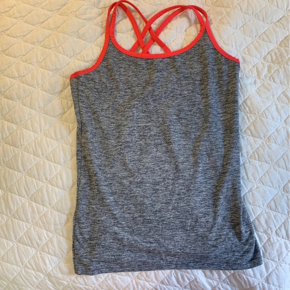 Racerback athletic tank top